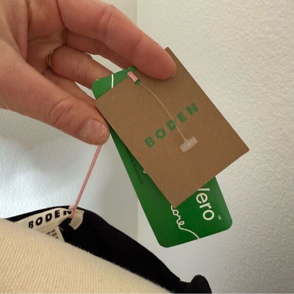 [Boden] Black Flutter Sleeve Mini Sundress- Size 10R - Picture 5 of 7